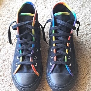 Converse Chuck Taylor All Star High Tops Rainbow Pride Unisex Sz 2.5